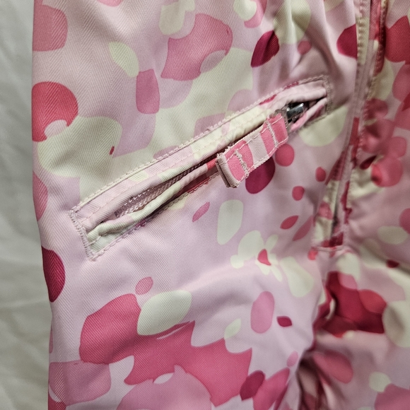 OBERMEYER -SNOVERALL - BIB SKI PANTS - KIDS SIZE 2 - PINK - WINTER -  INSULATED - Picture 6 of 7
